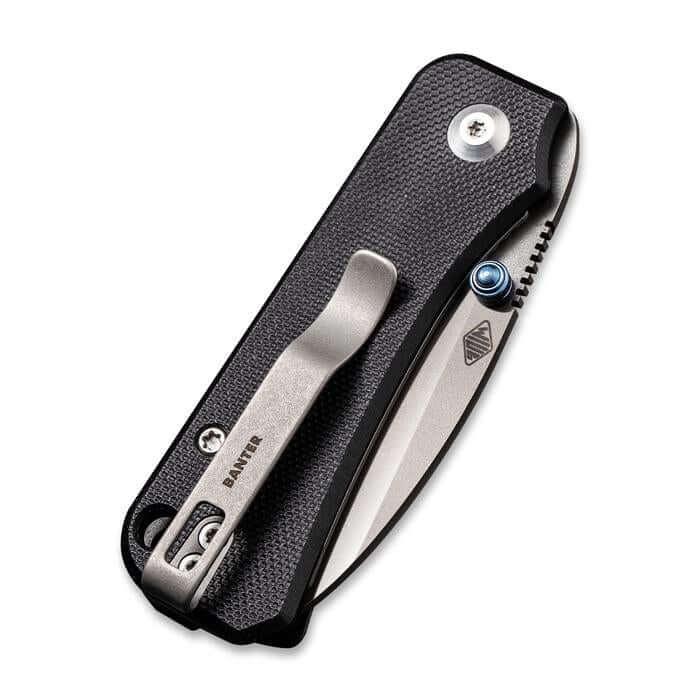 Civivi Baby Banter Linerlock Black G10 Stonewash Nitro V - Knives.mx