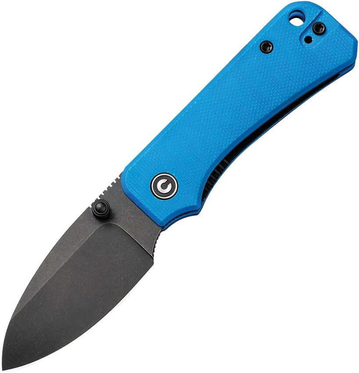 Civivi Baby Banter Linerlock Blue G10 Black Stonewash Nitro V - Knives.mx