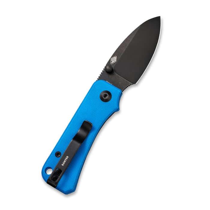 Civivi Baby Banter Linerlock Blue G10 Black Stonewash Nitro V - Knives.mx