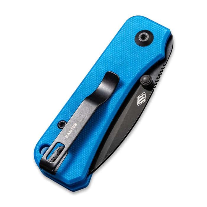 Civivi Baby Banter Linerlock Blue G10 Black Stonewash Nitro V - Knives.mx