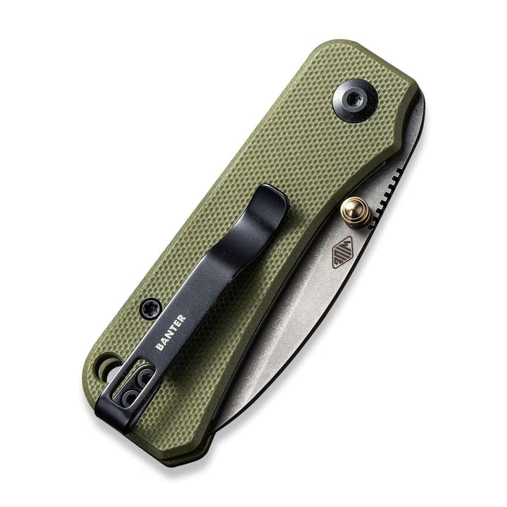 Civivi Baby Banter Linerlock Green G10 SW Nitro V - Knives.mx