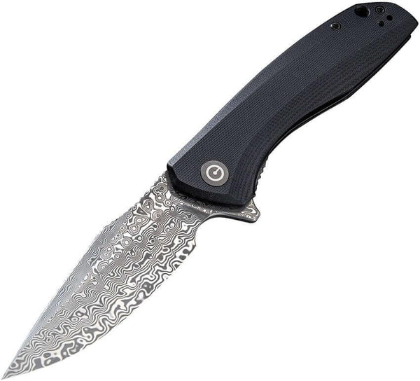 Civivi Baklash Black G10 Handle Damascus - Knives.mx