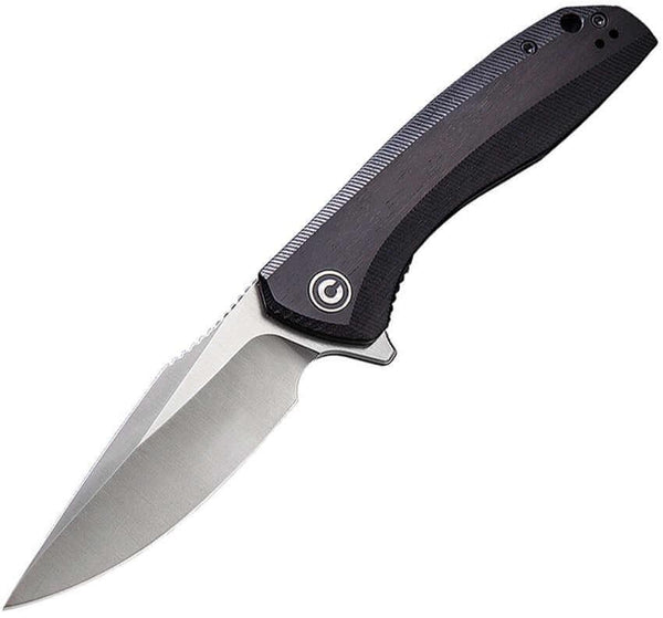 Civivi Baklash Linerlock Black Ebony Wood G10 9Cr18MoV - Knives.mx