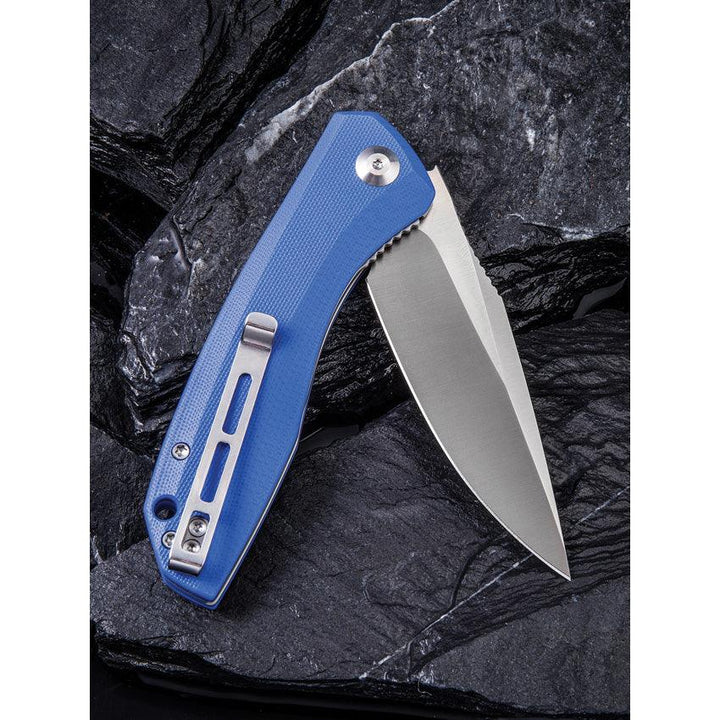 Civivi Baklash Linerlock Blue G10 Satin 9Cr18MoV - Knives.mx