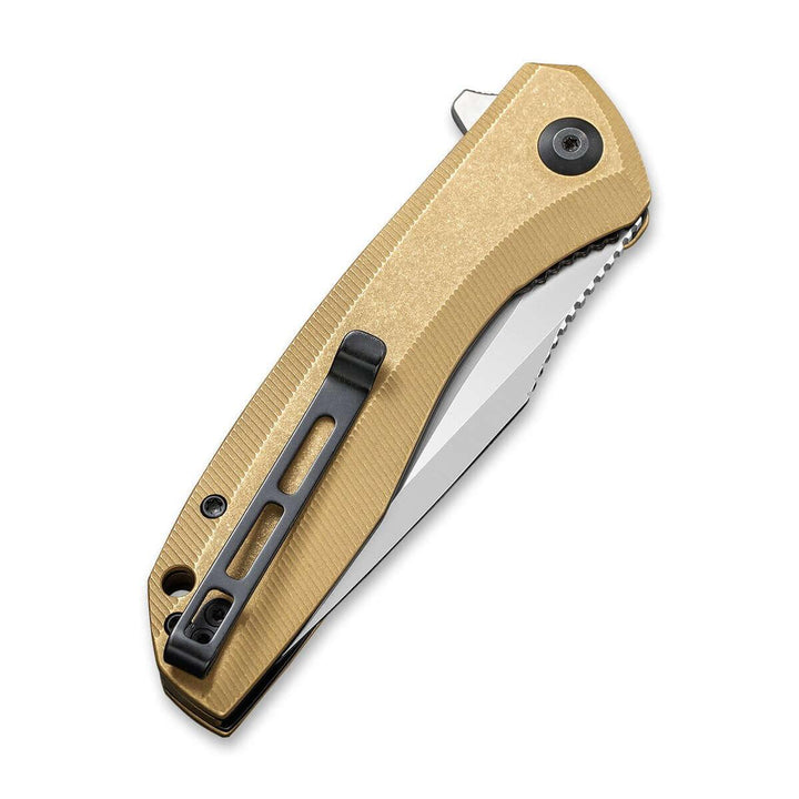 Civivi Baklash Linerlock Brass Stonewashed 154CM - Knives.mx