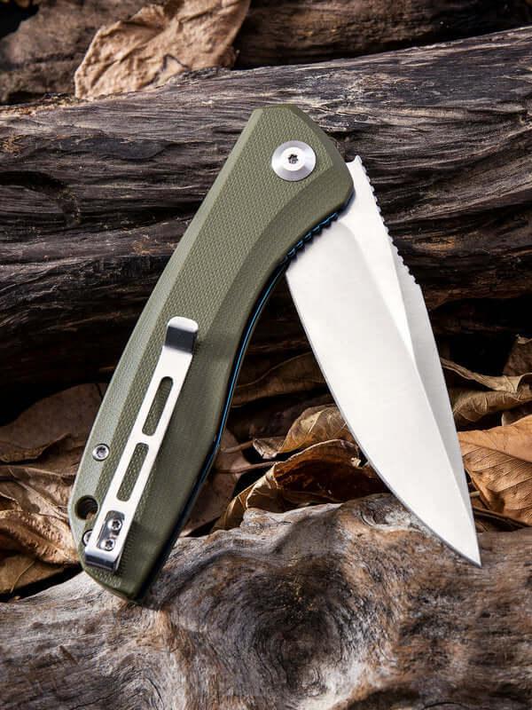 Civivi Baklash Linerlock Green G10 9Cr18MoV - Knives.mx