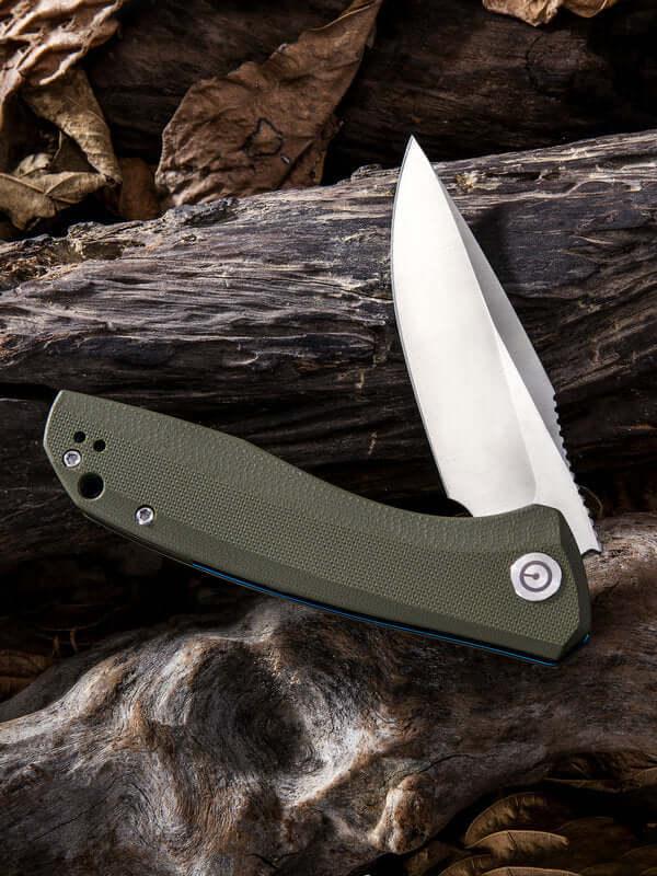 Civivi Baklash Linerlock Green G10 9Cr18MoV - Knives.mx