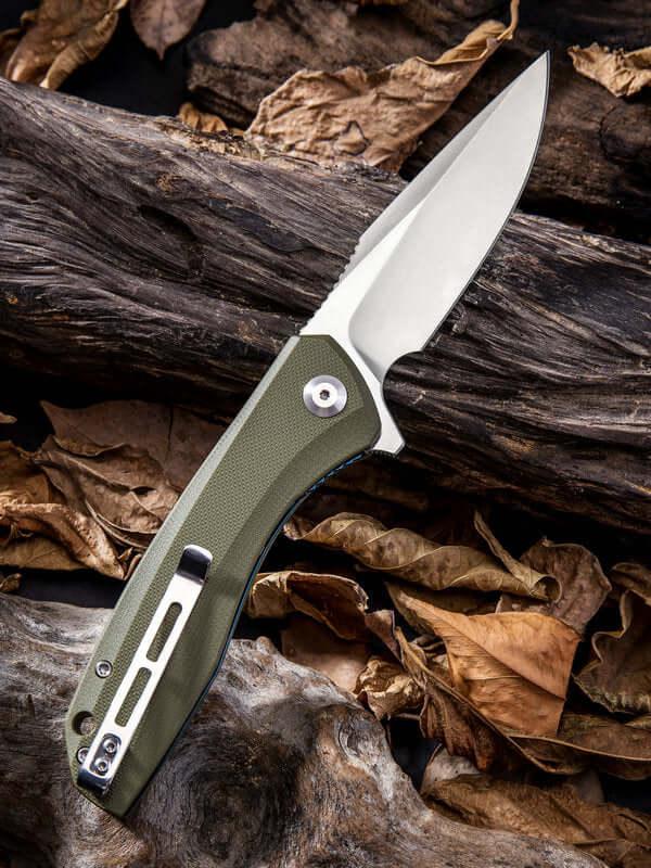 Civivi Baklash Linerlock Green G10 9Cr18MoV - Knives.mx