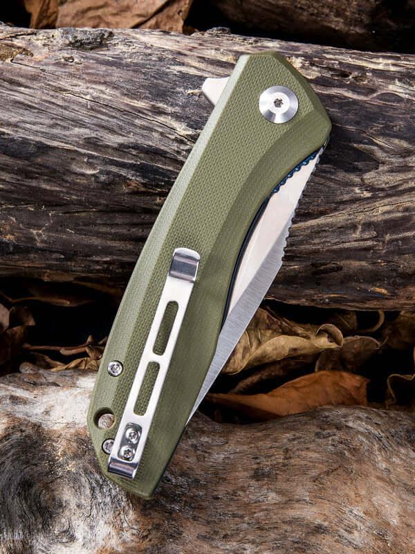 Civivi Baklash Linerlock Green G10 9Cr18MoV - Knives.mx