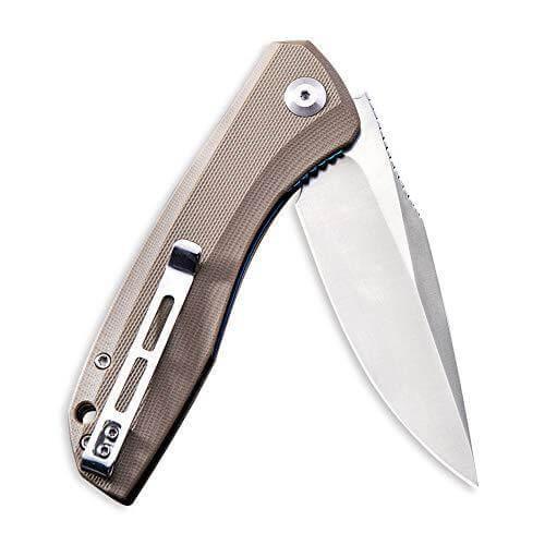 Civivi Baklash Linerlock Tan G10 9Cr18MoV - Knives.mx