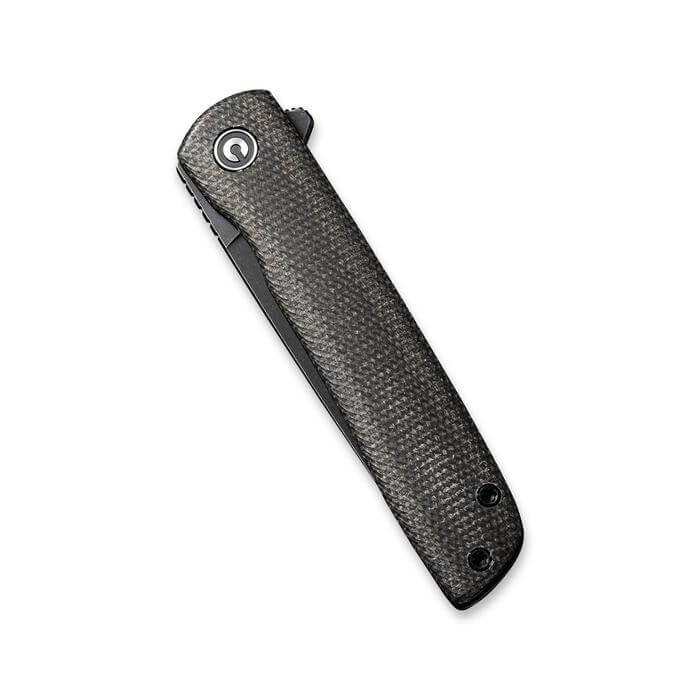 Civivi Bo Linerlock Dark Green Micarta Black Stonewashed Nitro-V - Knives.mx