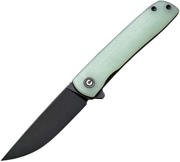 Civivi Bo Linerlock Jade G10 Black Stonewashed Nitro-V - Knives.mx