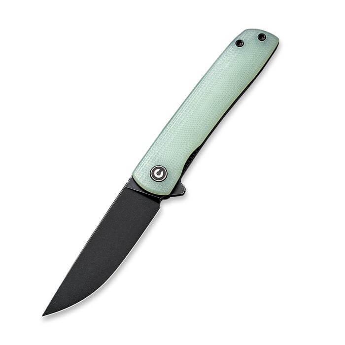Civivi Bo Linerlock Jade G10 Black Stonewashed Nitro-V - Knives.mx