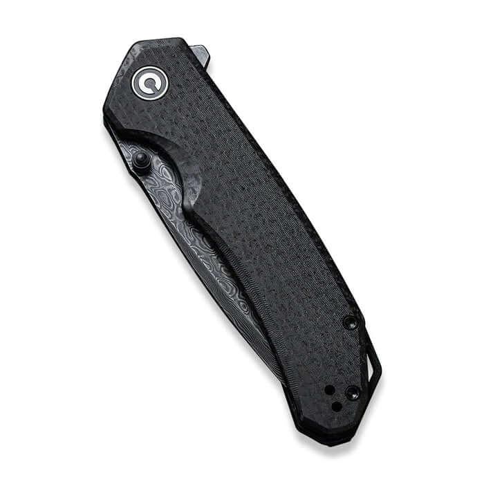 Civivi Brazen Linerlock Black Coarse Micarta Tanto Damascus - Knives.mx