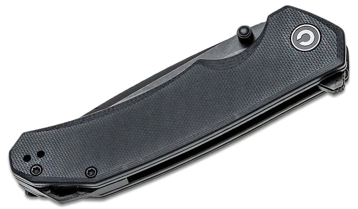 Civivi Brazen Linerlock Black G10 Black Stonewashed D2 Tanto - Knives.mx