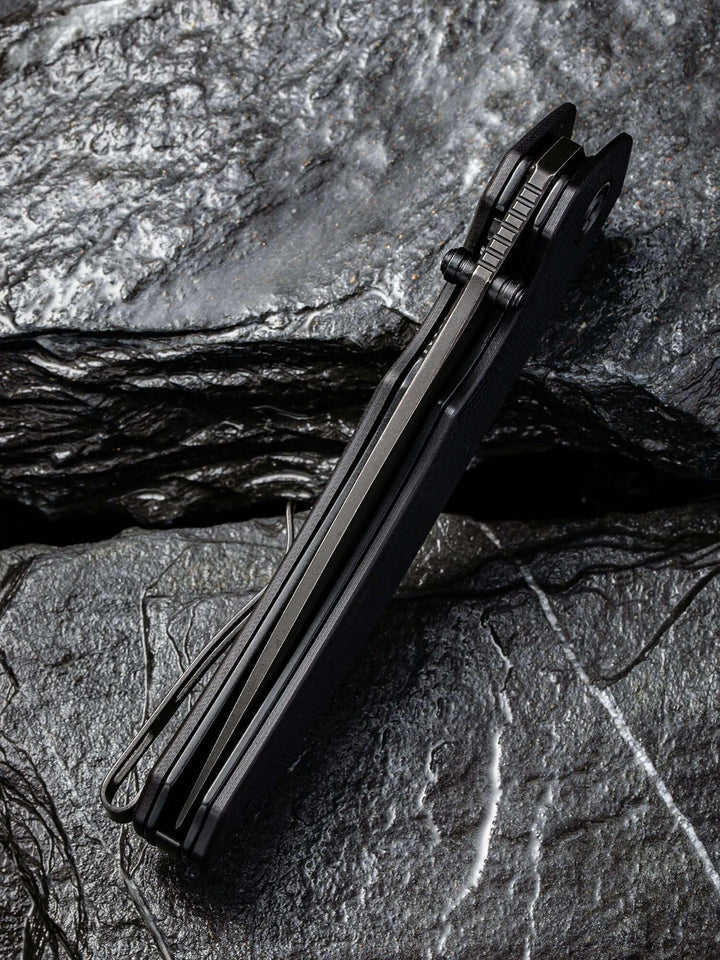 Civivi Brazen Linerlock Black G10 Black Stonewashed D2 Tanto - Knives.mx