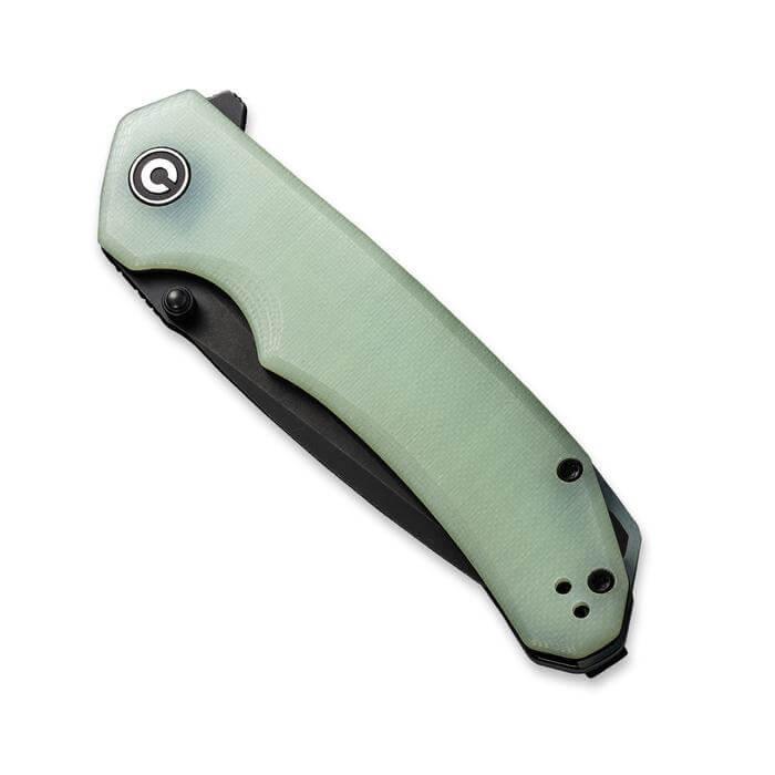 Civivi Brazen Linerlock Jade G10 Black Stonewashed D2 Tanto - Knives.mx