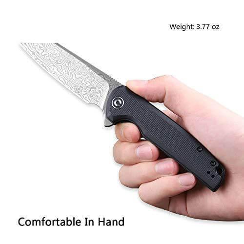 Civivi Brigand Linerlock Coarse G10 Damascus - Knives.mx