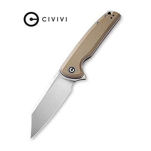 Civivi Brigard Linerlock Tan G10 D2 - Knives.mx