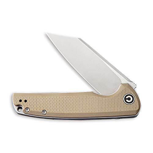 Civivi Brigard Linerlock Tan G10 D2 - Knives.mx