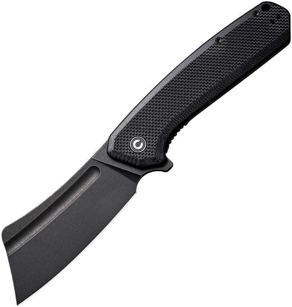 Civivi Bullmastiff Linerlock Black Coarse G10 Black Stonewash 9Cr18MoV - Knives.mx