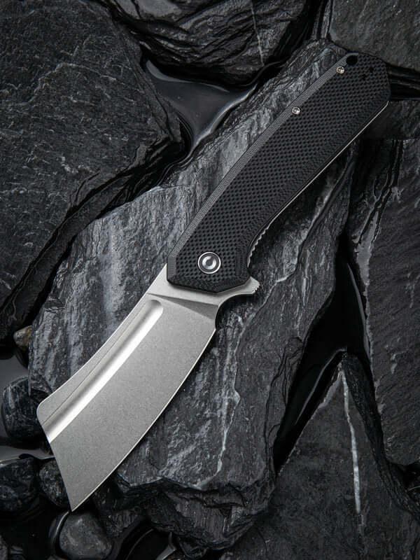 Civivi Bullmastiff Linerlock Black Coarse G10 Stonewashed 9Cr18MoV - Knives.mx