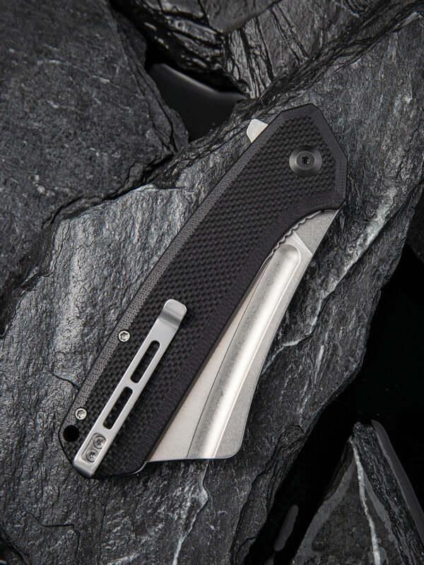 Civivi Bullmastiff Linerlock Black Coarse G10 Stonewashed 9Cr18MoV - Knives.mx