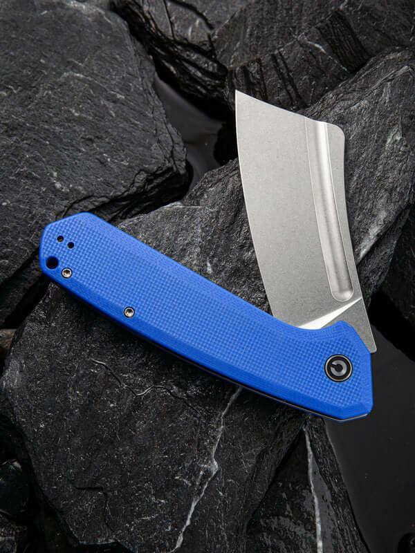 Civivi Bullmastiff Linerlock Blue G10 Stonewashed 9Cr18MoV - Knives.mx