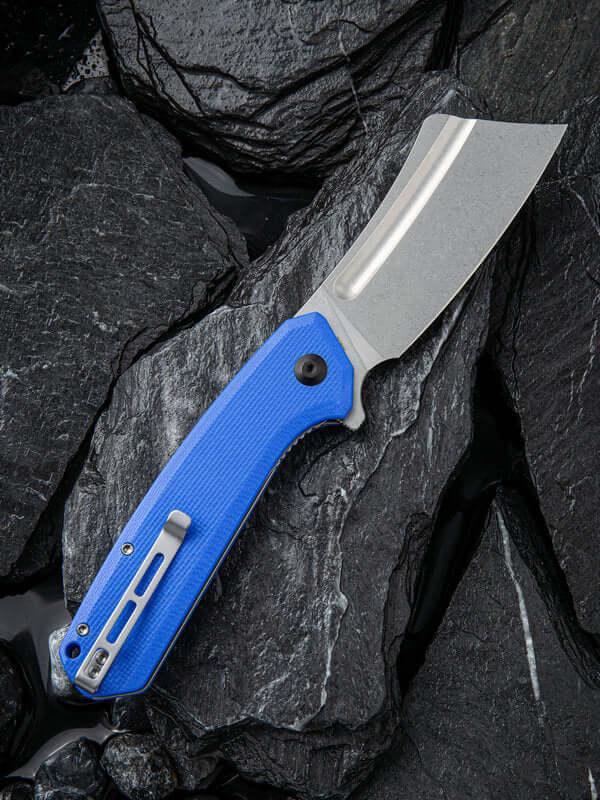 Civivi Bullmastiff Linerlock Blue G10 Stonewashed 9Cr18MoV - Knives.mx