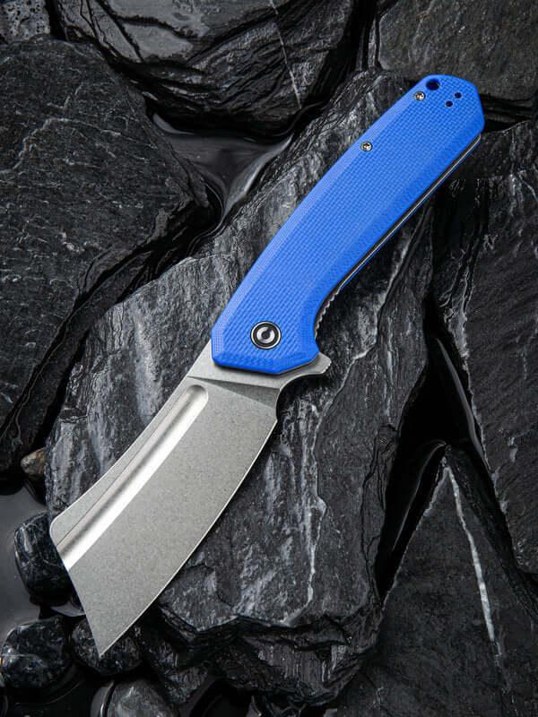 Civivi Bullmastiff Linerlock Blue G10 Stonewashed 9Cr18MoV - Knives.mx