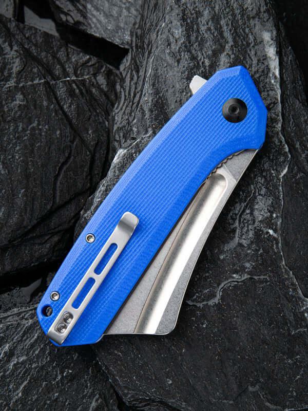 Civivi Bullmastiff Linerlock Blue G10 Stonewashed 9Cr18MoV - Knives.mx