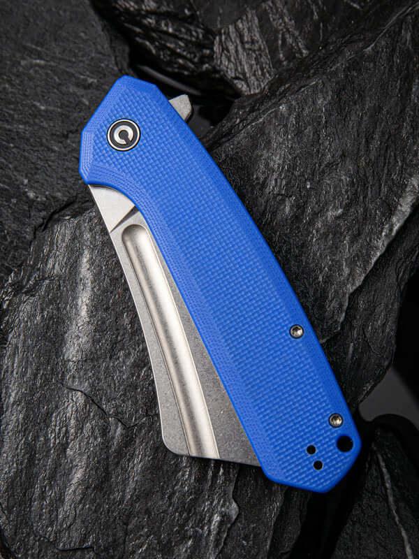 Civivi Bullmastiff Linerlock Blue G10 Stonewashed 9Cr18MoV - Knives.mx