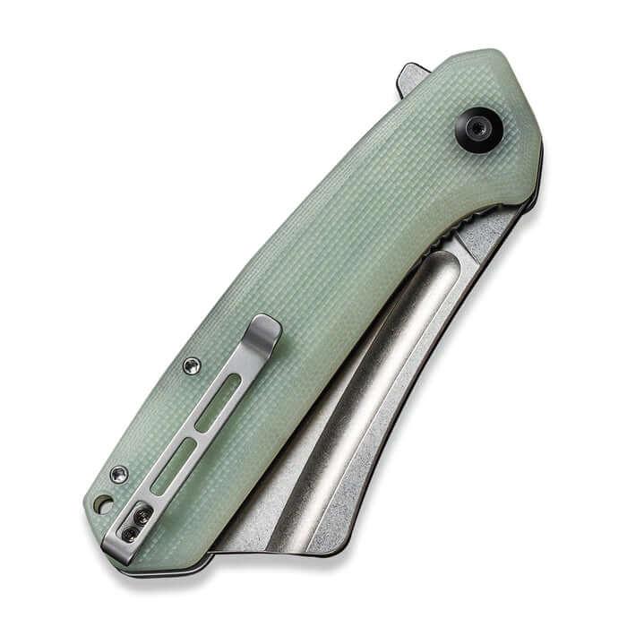 Civivi Bullmastiff Linerlock Jade Natural Coarse G10 Stonewash 9Cr18MoV - Knives.mx