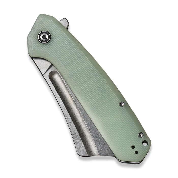 Civivi Bullmastiff Linerlock Jade Natural Coarse G10 Stonewash 9Cr18MoV - Knives.mx