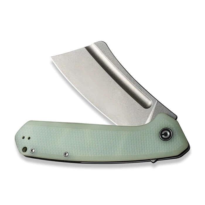 Civivi Bullmastiff Linerlock Jade Natural Coarse G10 Stonewash 9Cr18MoV - Knives.mx