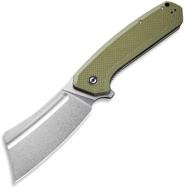 Civivi Bullmastiff Linerlock OD Green G10 Stonewashed 9Cr18MoV - Knives.mx