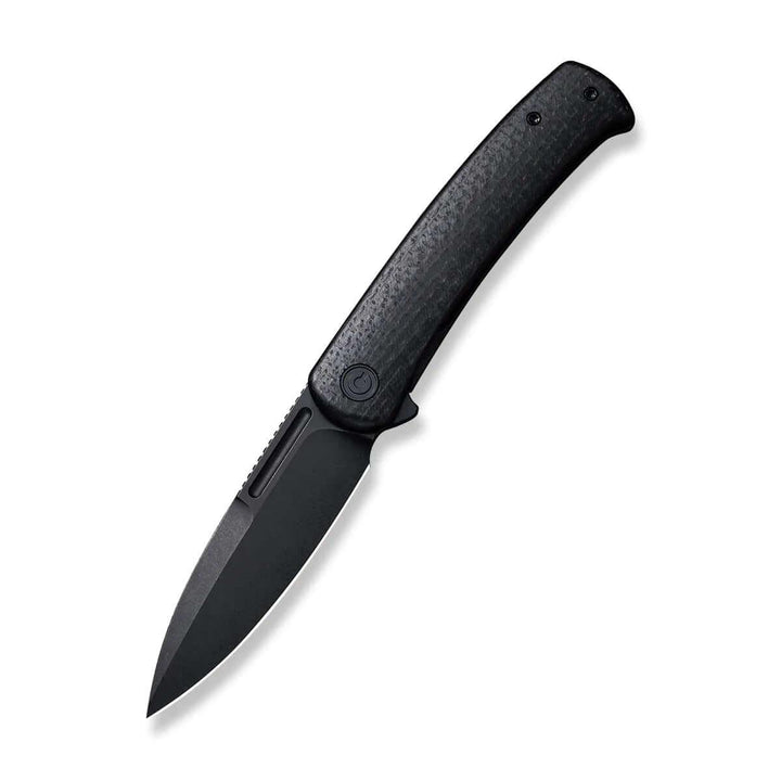 Civivi Cetos Framelock Black Micarta Coarse w Steel Side Stonewashed 14C28N - Knives.mx