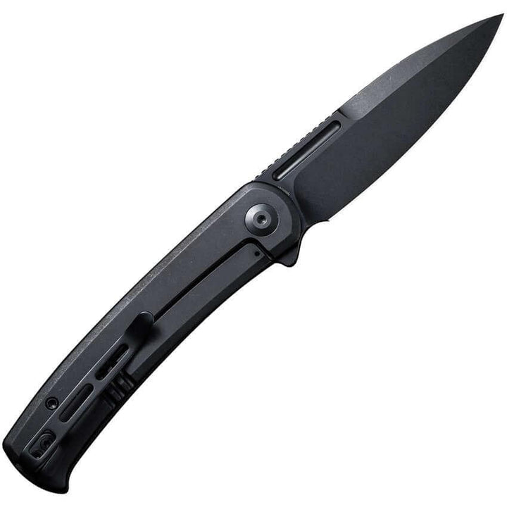 Civivi Cetos Framelock Black Micarta Coarse w Steel Side Stonewashed 14C28N - Knives.mx