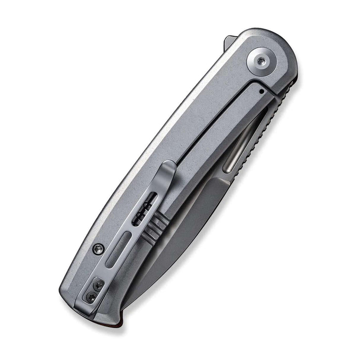 Civivi Cetos Framelock Cuibourtia Wood w Gray Steel Lock Side Bead Blasted 14C28N - Knives.mx