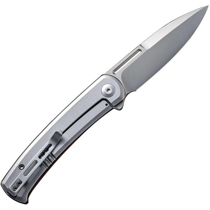 Civivi Cetos Framelock Cuibourtia Wood w Gray Steel Lock Side Bead Blasted 14C28N - Knives.mx