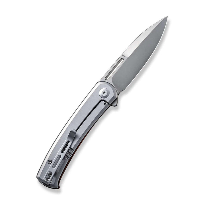 Civivi Cetos Framelock Cuibourtia Wood w Gray Steel Lock Side Bead Blasted 14C28N - Knives.mx