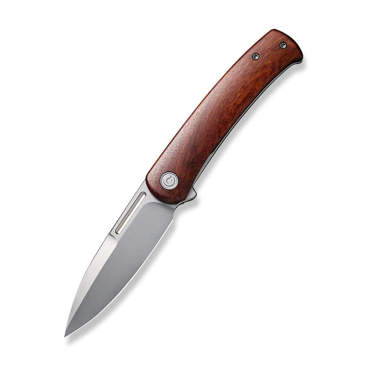 Civivi Cetos Framelock Cuibourtia Wood w Gray Steel Lock Side Bead Blasted 14C28N - Knives.mx
