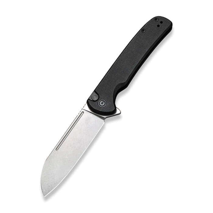 Civivi Chevalier Button Lock Black G10 Stonewashed 14C28N - Knives.mx