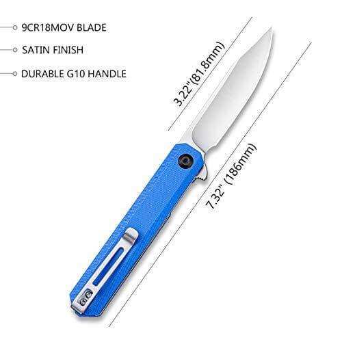 Civivi Chronic Blue G10 Satin 9Cr18MoV - Knives.mx