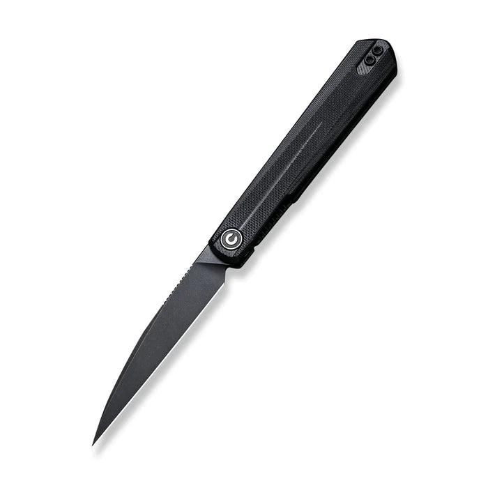 Civivi Clavi Linerlock Blackout G10 Stonewashed Wharncliffe Nitro-V - Knives.mx