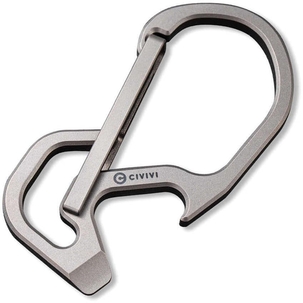 Civivi Click Carabiner Keychain Multi-Tool Gray - Knives.mx