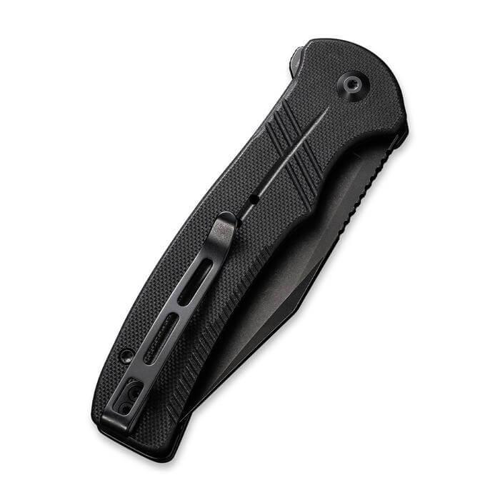 Civivi Cogent Button Lock Black G10 SW Serrated 14C28N - Knives.mx