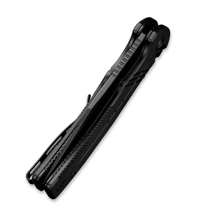 Civivi Cogent Button Lock Black G10 SW Serrated 14C28N - Knives.mx