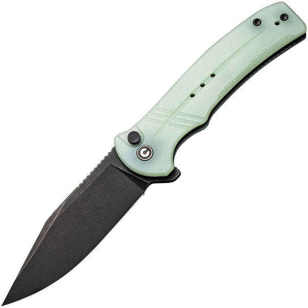 Civivi Cogent Button Lock Jade G10 Black SW 14C28N - Knives.mx
