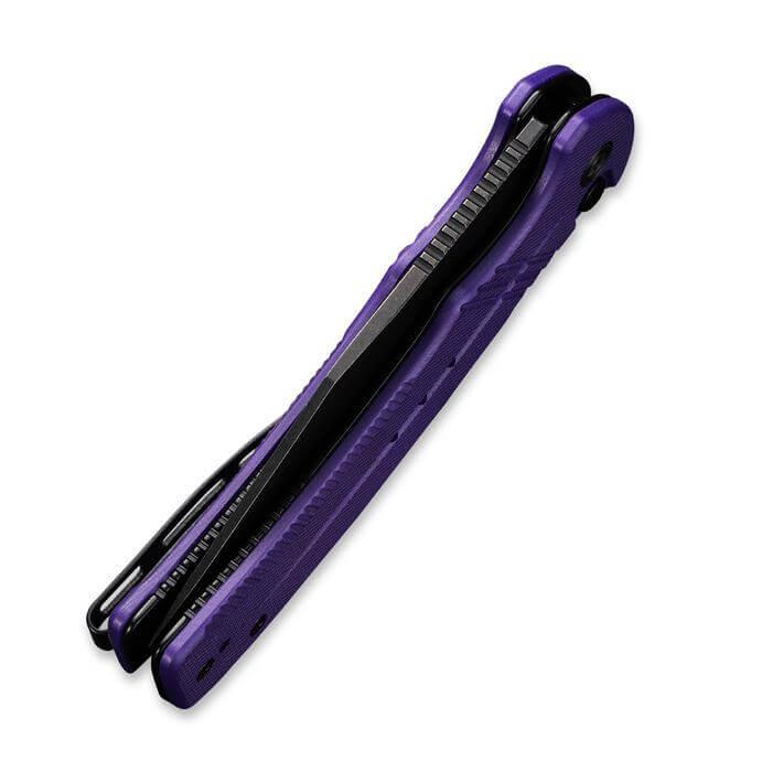 Civivi Cogent Button Lock Purple G10 Black SW 14C28N - Knives.mx